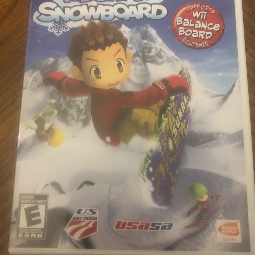Wii We Ski & Snowboard game